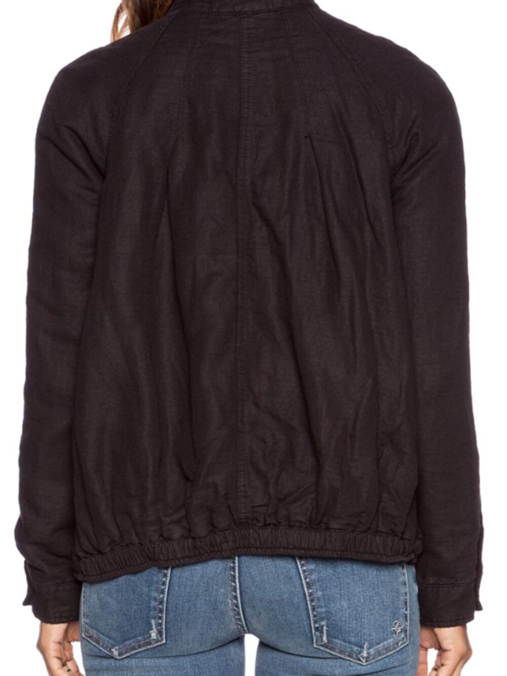 Free People Women's Swing Sporty Jacket in Black- Size S - Picture 15 of 16